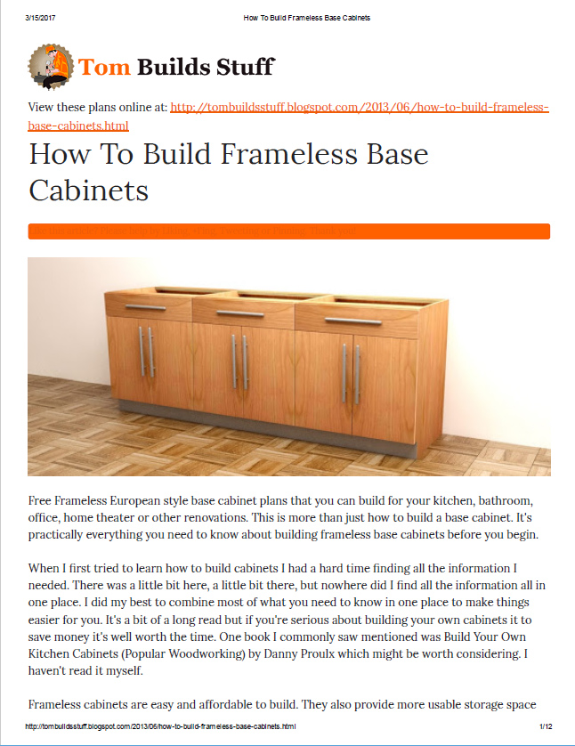 How To Build A Floor Cabinet – Homegardensmart.com